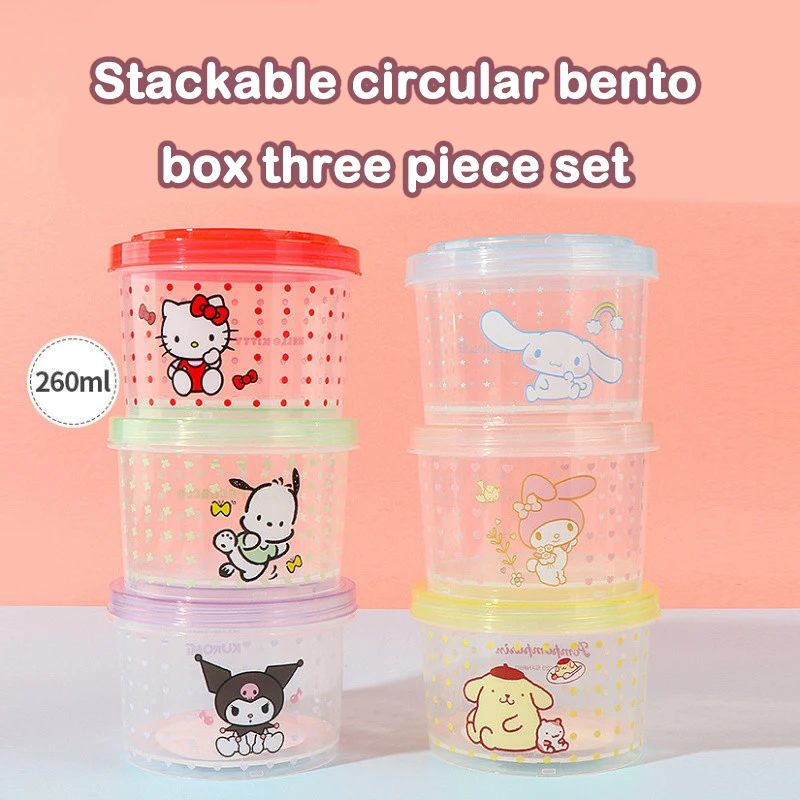 Cute Kitty Stackable Food Cont - Meal Prep Kit ulasan dan harga