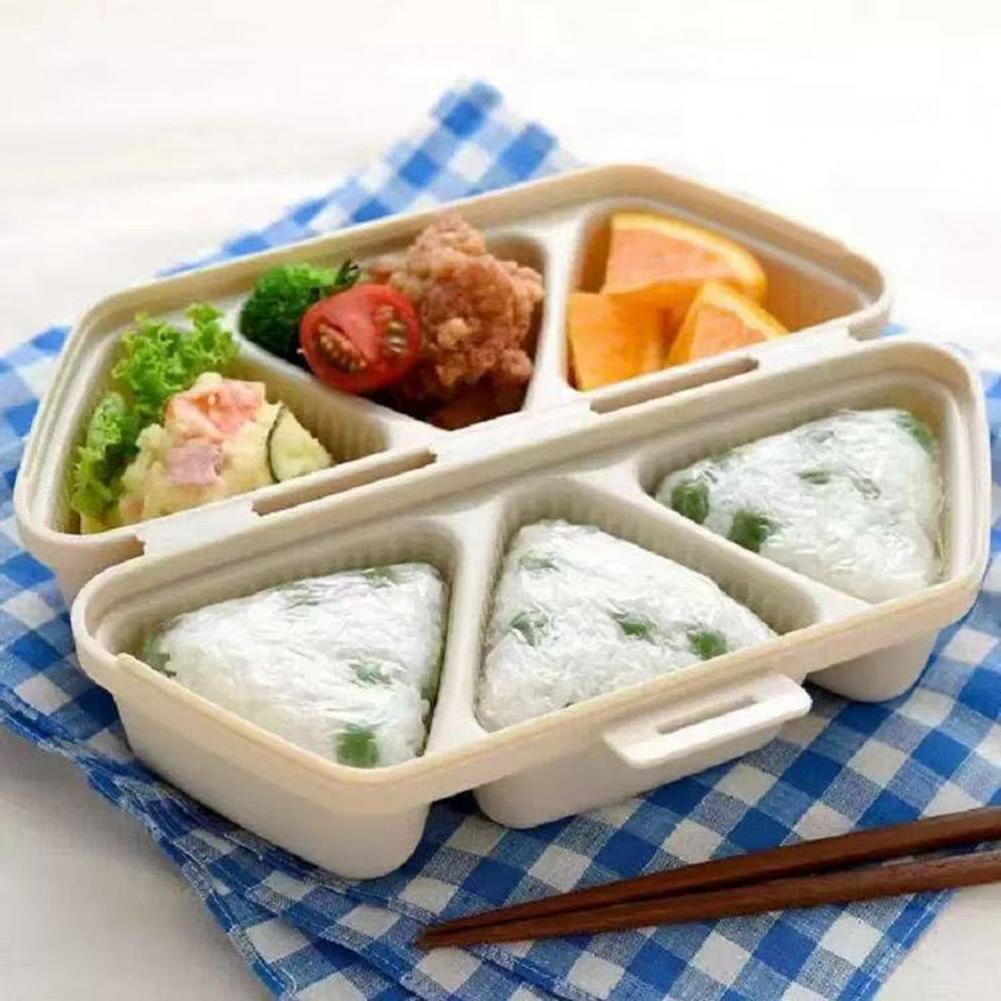6-Cavity Triangle Onigiri Mold - Meal Prep Rice ulasan dan harga