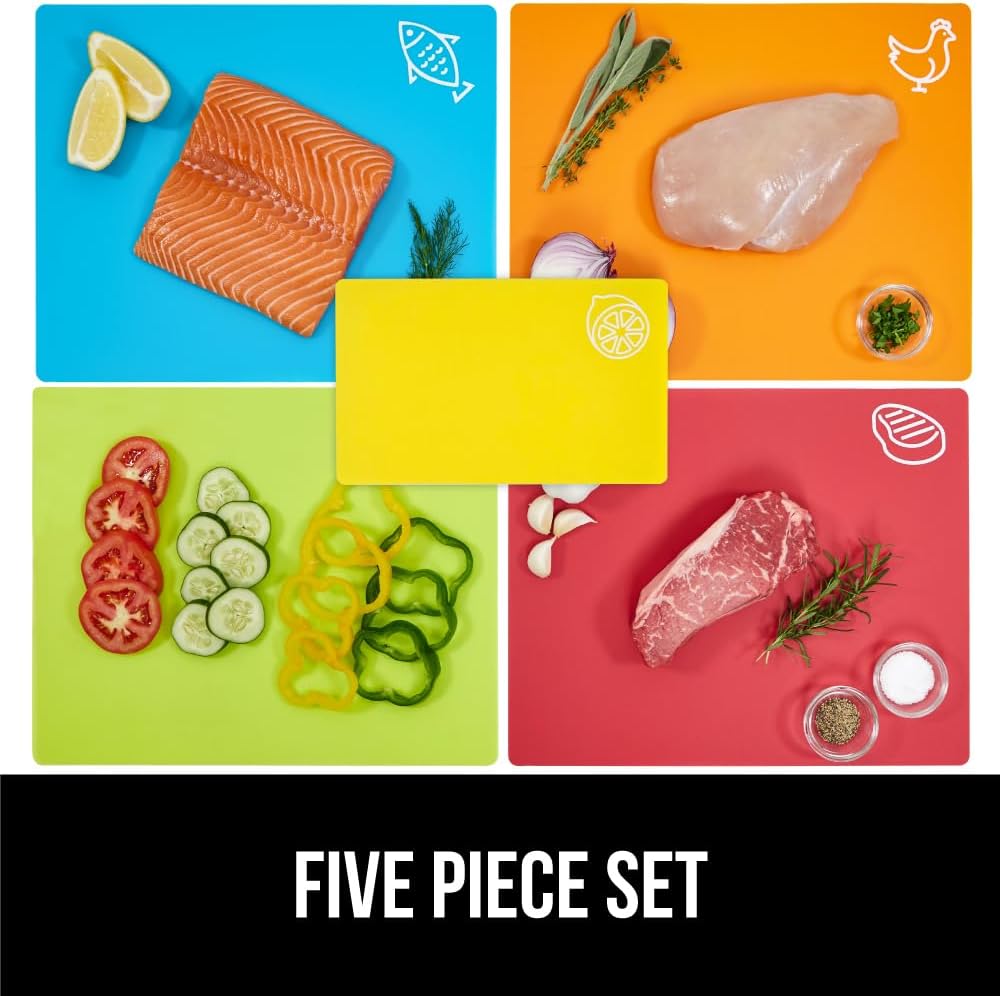 5-Piece Flexible Cutting Board - Meal Prep For Cutting ulasan dan harga