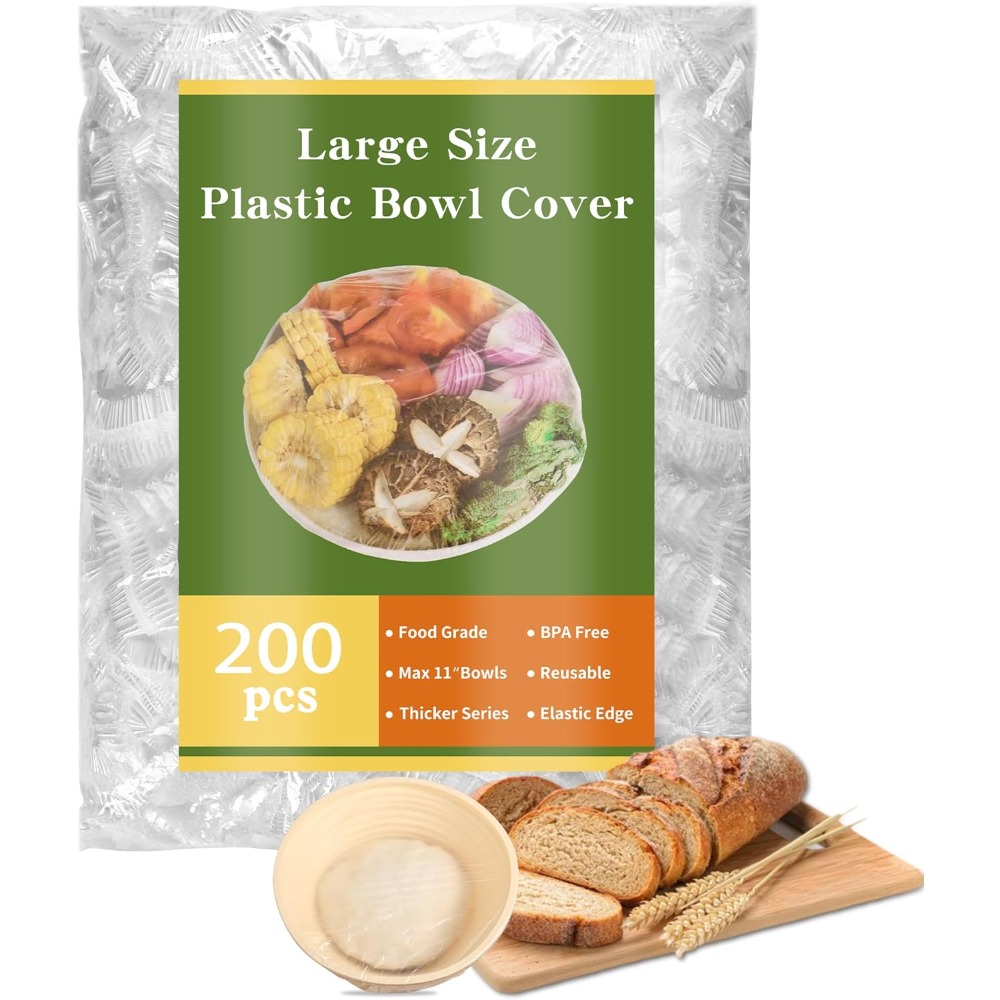 200 Bowl Covers Shower Caps fo - Meal Prep Wraps ulasan dan harga