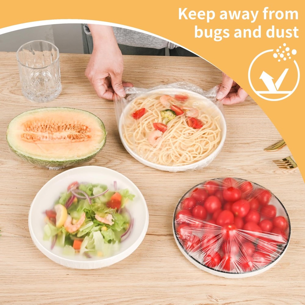 200 Bowl Covers Shower Caps fo - Meal Prep Wraps ulasan dan harga