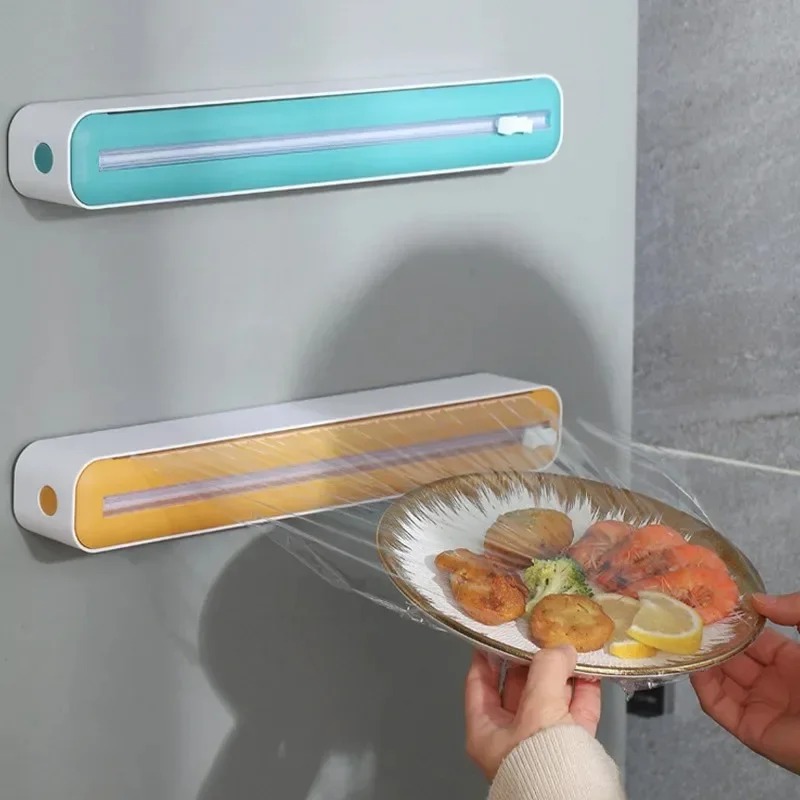 Food Wrap Dispenser With Slide - Meal Prep Wraps ulasan dan harga